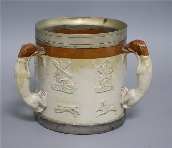 A Fulham pottery tyg